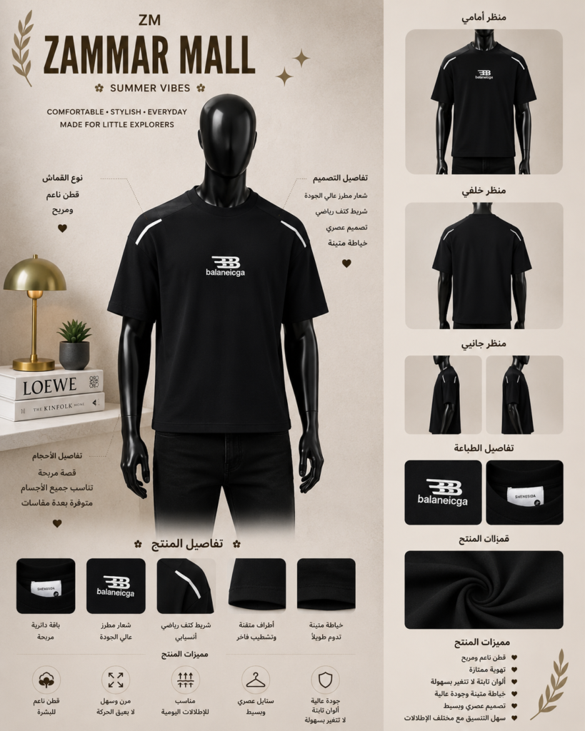 تيشيرت BALANEICGA الرياضي الفاخر - صورة 1