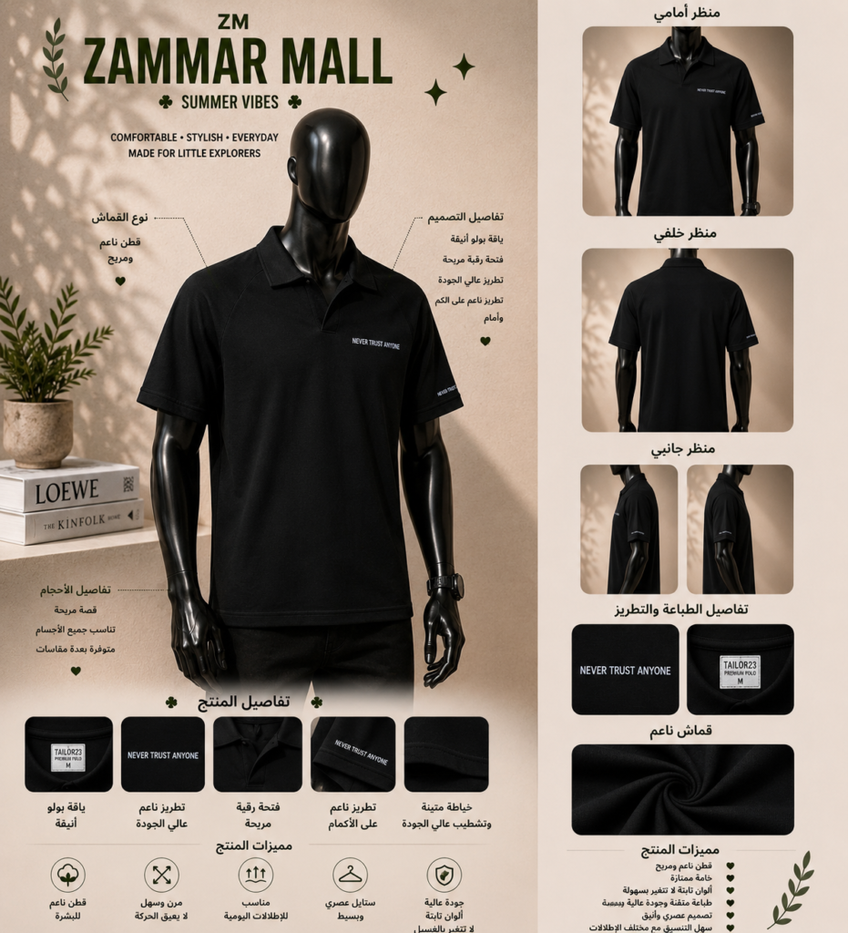 بولو ZAMMAR NEVER TRUST ANYONE - صورة 1