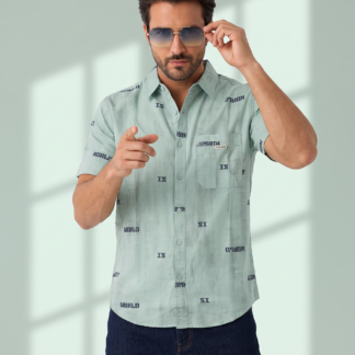 قميص رجالي مطبع Fashion