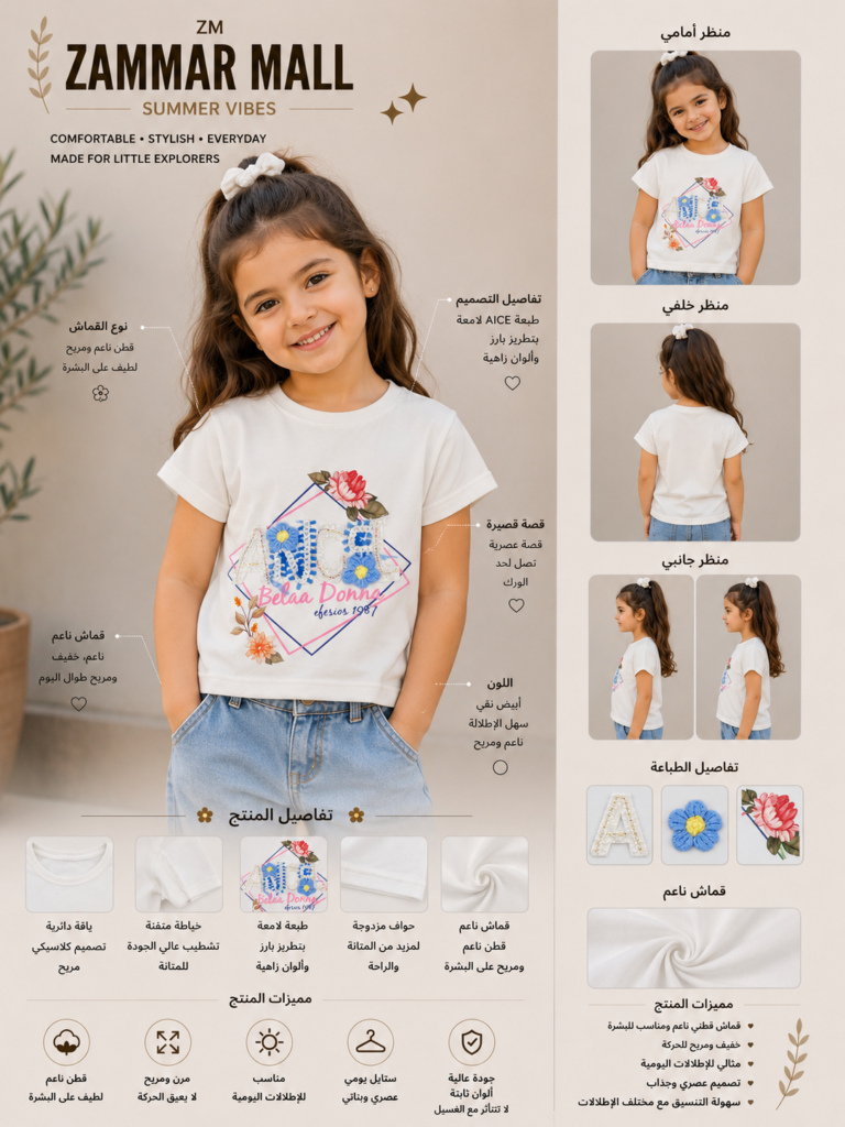تيشيرت بناتي Good Belaa Donne - صورة 1