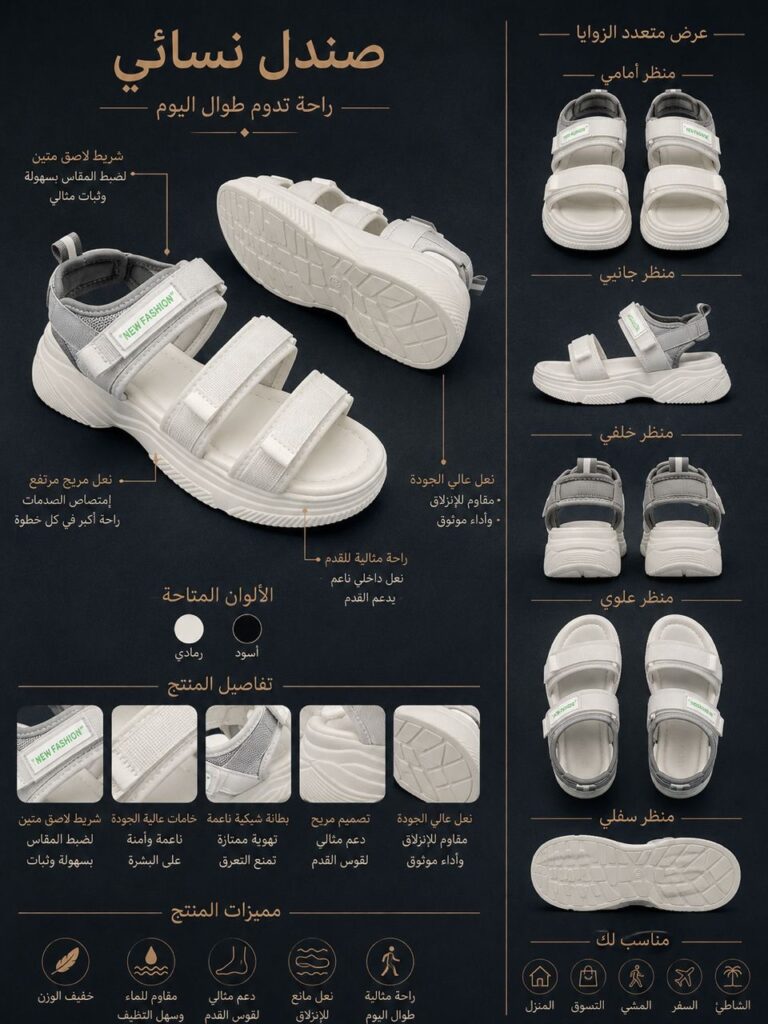 صندل نسائي New Fashion المريح - صورة 2