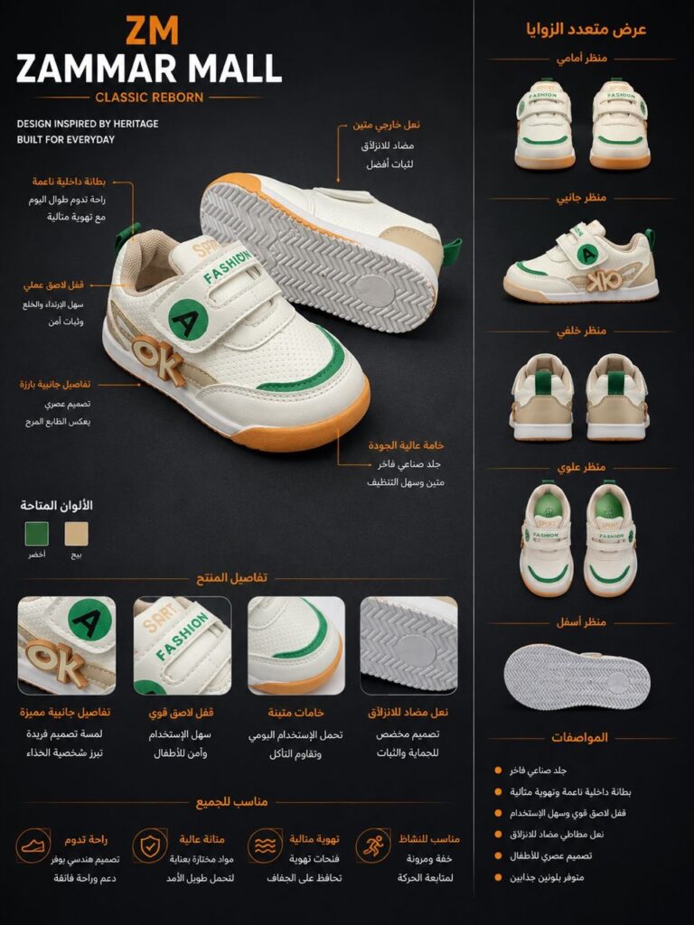 حذاء أطفال OK Fashion الرياضي - صورة 2