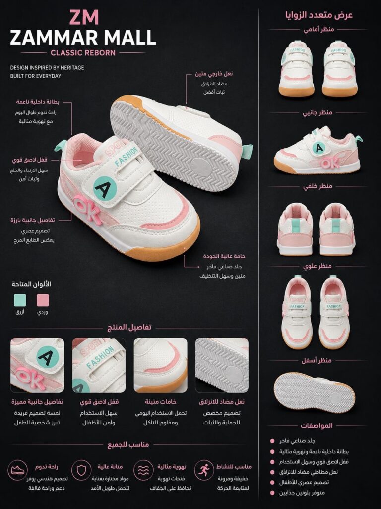 حذاء أطفال OK Fashion الرياضي - صورة 3