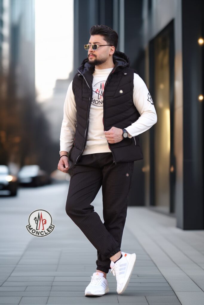 بيجما برشوت جاكار مقلم خريفي ماركة MONCLER - صورة 5